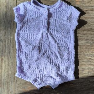 Old Navy Purple Baby Romper